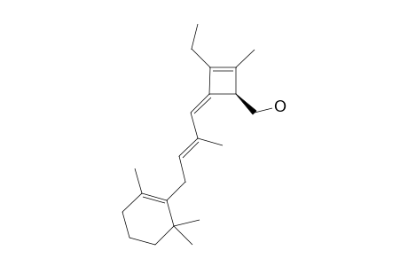 (3E)-2-ETHYL-4-HYDROXYMETHYL-1-METHYL-3-[(2E)-2-METHYL-4-(2,6,6-TRIMETHYLCYCLOHEX-1-EN-1-YL)-BUT-2-ENYLIDENE]-CYCLOBUT-1-ENE