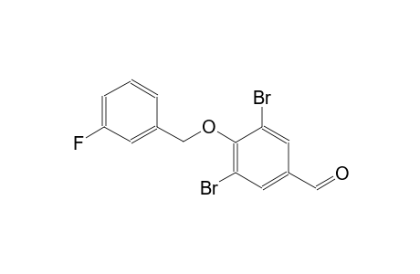 3,5-dibromo-4-[(3-fluorobenzyl)oxy]benzaldehyde