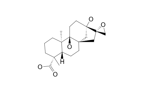 ENT-9-ALPHA,13-DIHYDROXY-16-BETA,17-EPOXYKAURAN-19-OIC_ACID