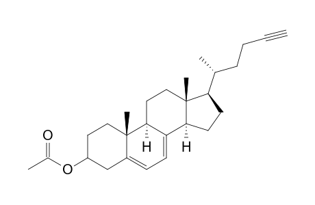 26,27-DI(NOR)-CHOLESTA-5,7-DIEN-24-YNE, 3-ACETOXY-