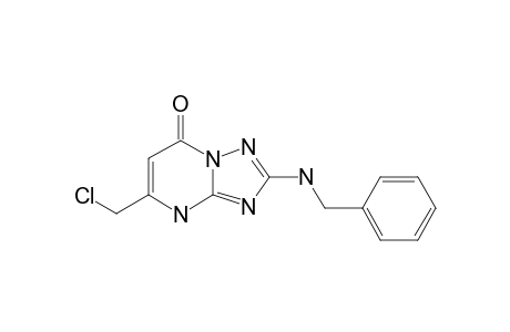 2-BENZYLAMINO-7-CHLOROMETHYL-1,2,4-TRIAZOLO-[1,5-A]-PYRIMIDIN-5(8H)-ONE