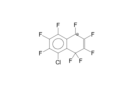 8-CHLOROPERFLUORO-1-NAPHTHALENONIUM CATION