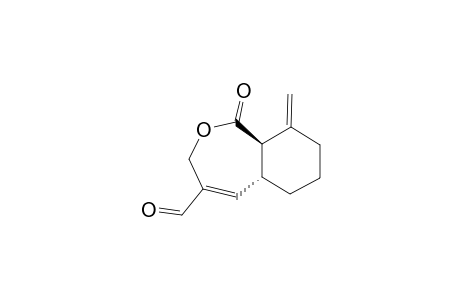 (5AS,9AS)-1,3,5A,6,7,8,9,9A-OCTAHYDRO-9-METHYLEN-1-OXO-2-BENZOXEPIN-4-CARBALDEHYDE