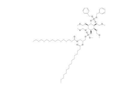 1D-O-(1,2-DI-O-PALMITOYL-SN-GLYCEROL-3-O-METHYLPHOSPHO)-2,3,5,6-O-TETRAKIS-(METHOXYMETHYLENE)-MYO-INOSITOL-4-O-(DIBENZYLPHOSPHATE)