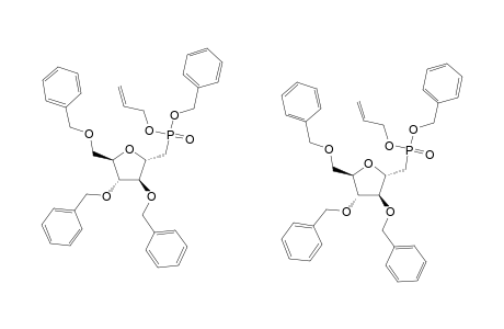 1-(ALLYLBENZYL)-3,4,6-TRI-O-BENZYL-2,5-ANHYDRO-D-MANNITYL-PHOSPHONATE