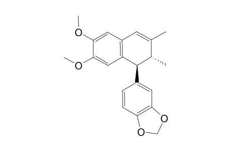 PYCNANTHULIGNENE_B;4,5-DIMETHOXY-3',4'-METHYLENEDIOXY-2,7'-CYCLOLIGN-7-ENE