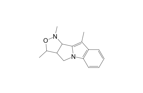 1,3,10-trimethyl-1,3a,4,10b-tetrahydro-3H-isoxazolo[3',4':3,4]pyrrolo[1,2-a]indole