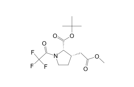 TERT.-BUTYL-SYN-2-METHOXYCARBONYLMETHYL-N-TRIFLUOROACETYL-PROLINATE;MAJOR-ROTAMER