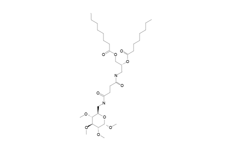 6-[(R)-2,3-DICAPROYL-PROPYL-SUCCINYLAMIDO]-6-DEOXY-1,2,3,4-TETRA-O-METHYL-ALPHA-D-GLUCOPYRANOSIDE