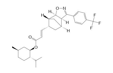 ENDO-5-METHYL-2-(PROPAN-2-YL)-CYCLOHEXYL-(2E)-3-[5-[4-(TRIFLUOROMETHYL)-PHENYL]-3-OXA-4-AZATRICYCLO-[5.2.1.0(2,6)]-DEC-4-EN-9-YL]-PROP-2-ENOATE