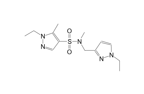 1H-pyrazole-4-sulfonamide, 1-ethyl-N-[(1-ethyl-1H-pyrazol-3-yl)methyl]-N,5-dimethyl-