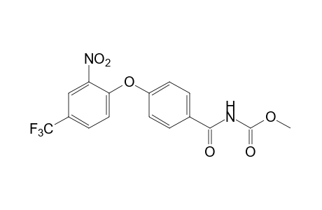 {p-[(2-NITRO-alpha,alpha,alpha-TRIFLUORO-p-TOLYL)OXY]BENZOYL}CARBAMIC ACID,METHYL ESTER