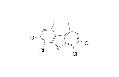 4,6-DICHLORO-3,7-DIHYDROXY-1,9-DIMETHYLDIBNEZOFURAN