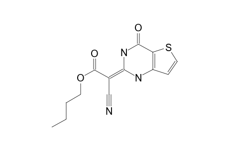 BUTYL-2-CYANO-2-(1,2,3,4-TETRAHYDRO-4-OXOTHIENO-[3,2-D]-PYRIDIN-2-YLIDENE)-ACETATE