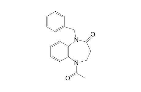 5-Acetyl-1-benzyl-2,3,4,5-tetrahydro-1H-1,5-benzodiazepin-2-one