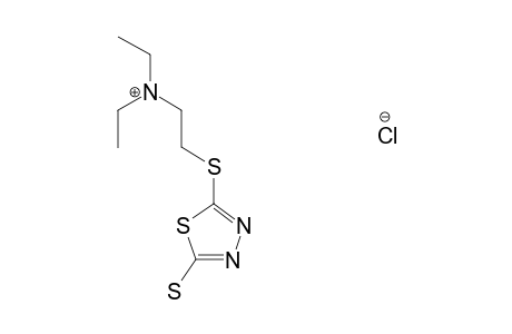 2-MERCAPTO-5-(DIETHYLAMINOETHYLTHIO)-1,3,4-THIADIAZOLE-HYDROCHLORIDE