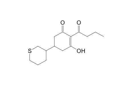 2-Butanoyl-3-hydroxy-5-(3-thianyl)-2-cyclohexen-1-one