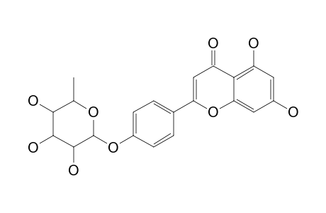 APIGENIN_4'-O-ALPHA-RHAMNOPYRANOSIDE