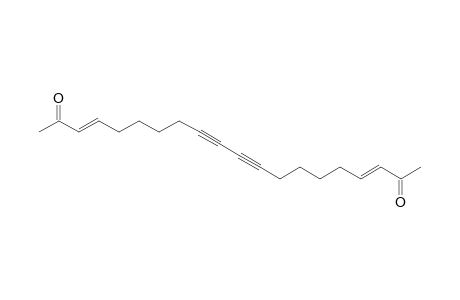 (3E,17E)-Icosa-3,17-diene-9,11-diyne-2,19-dione