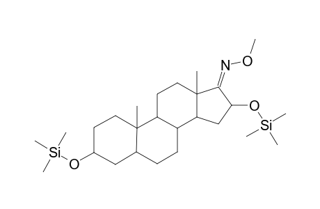 5.ALPHA.-ANDROSTANE-3.ALPHA.,16.ALPHA.-DIOL-17-ONE(17-O-METHYLOXIME-3.ALPHA.,16.ALPHA.-DI-TRIMETHYLSILYL ETHER)