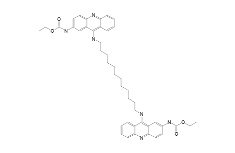 ALPHA,OMEGA-DIAMINODODECYL-9,9'-BIS-(9-URETHANO-ACRIDINE)