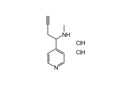 4-[1-(METHYLAMINO)-3-BUTYNYL]PYRIDINE, DIHYDROCHLORIDE