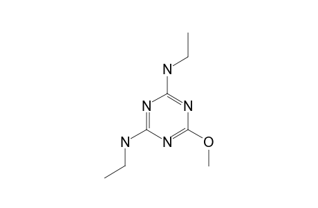 2-METHOXY-4,6-BIS-(ETHYLAMINO)-S-TRIAZIN