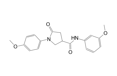 3-pyrrolidinecarboxamide, N-(3-methoxyphenyl)-1-(4-methoxyphenyl)-5-oxo-