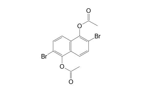 2,6-dibromo-1,5-naphthalenediol, diacetate