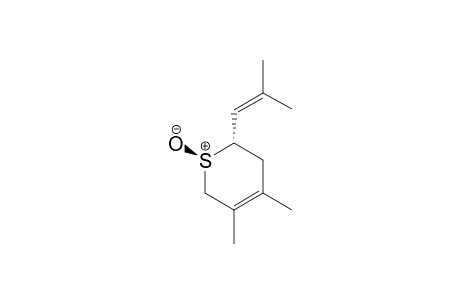 1,6-TRANS-5,6-DIHYDRO-3,4-DIMETHYL-6-(2-METHYLPROPENYL)-2H-THIAPYRAN-1-OXIDE