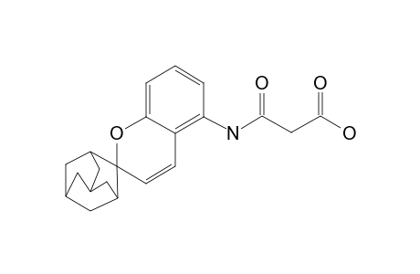 N-[SPIRO-(2H-BENZO-[B]-PYRANO-2,2'-TRICYCLO-[3.3.1.1(3,7)]-DECAN-5-YL)]-MALONAMIDE