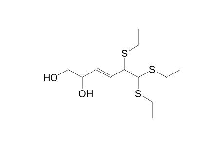 5,6,6-tris(Ethylthio)-3-hexene-1,2-diol