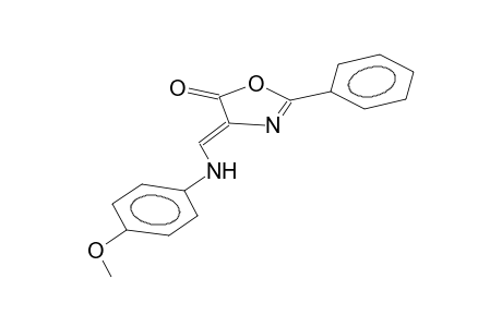 (4Z)-4-[(4-Methoxyanilino)methylene]-2-phenyl-1,3-oxazol-5(4H)-one