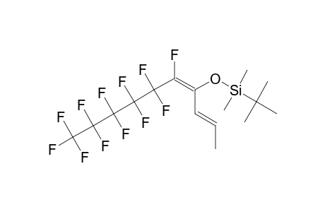 1-(PROP-1-ENYL)-1-[(TERT.-BUTYLDIMETHYLSILYL)-OXY]-PERFLUOROHEPTENE