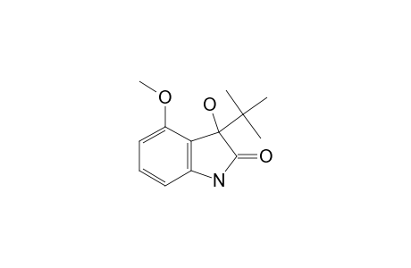 4-METHOXY-3-TERT.-BUTYL-3-HYDROXY-2,3-DIHYDROINDOL-2-ONE