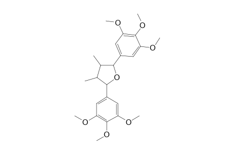 BEILSCHMIN_B;(2-S,3-S,4-S,5-R)-3',4',5',3'',4'',5''-HEXAMETHOXY-2,5-EPOXYLIGNAN