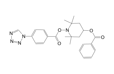 4-piperidinol, 2,2,6,6-tetramethyl-1-[[4-(1H-tetrazol-1-yl)benzoyl]oxy]-, benzoate (ester)