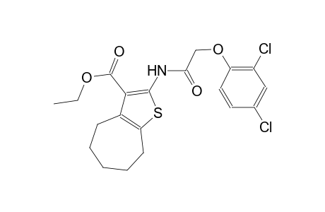 ethyl 2-{[(2,4-dichlorophenoxy)acetyl]amino}-5,6,7,8-tetrahydro-4H-cyclohepta[b]thiophene-3-carboxylate