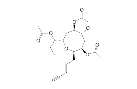 (3Z,6R*,7R*,9R*,10R*,12S*,13R*)-6:12-EPOXY-9-HYDROXY-7,10,13-TRIACETOXY-PENTADEC-3-EN-1-YNE