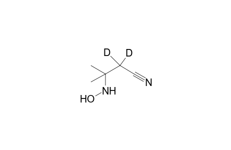 3-Hydroxylamino-3-methyl[2,2-D2]butanenitrile