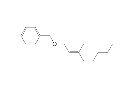 Benzene, [[(3-methyl-2-octenyl)oxy]methyl]-, (E)-