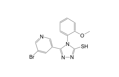 4H-1,2,4-triazole-3-thiol, 5-(5-bromo-3-pyridinyl)-4-(2-methoxyphenyl)-