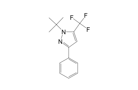 1-(1,1-Dimethylethyl)-3-phenyl-5-trifluoromethyl-1H-pyrazole