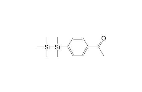 4-(Pentamethyldisilanyl)acetophenone