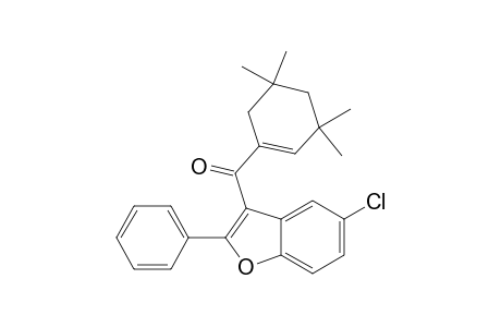 (5-chloranyl-2-phenyl-1-benzofuran-3-yl)-(3,3,5,5-tetramethylcyclohexen-1-yl)methanone