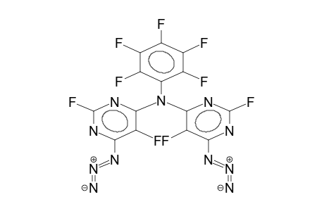 BIS(4-AZIDO-2,5-DIFLUORO-6-PYRIMIDINYL)PENTAFLUOROPHENYLAMINE