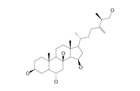 CERTONARDOSTEROL-C;(25S)-24-METHYL-5-ALPHA-CHOLEST-24(24(1))-ENE-3-BETA,6-ALPHA,8-BETA,15-BETA,26-PENTOL