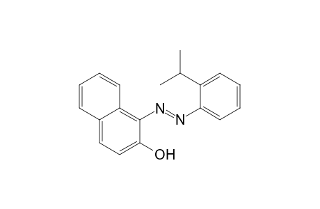 2-Naphthalenol, 1-[[2-(1-methylethyl)phenyl]azo]-