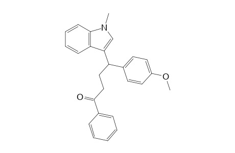 4-(4-methoxyphenyl)-4-(1-methyl-1H-indol-3-yl)-1-phenylbutan-1-one