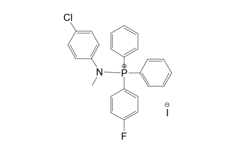 N-METHYL-N-(PARA-CHLOROPHENYL)-IMINO-PARA-FLUOROPHENYLDIPHENYLPHOSPHONIUM-IODIDE